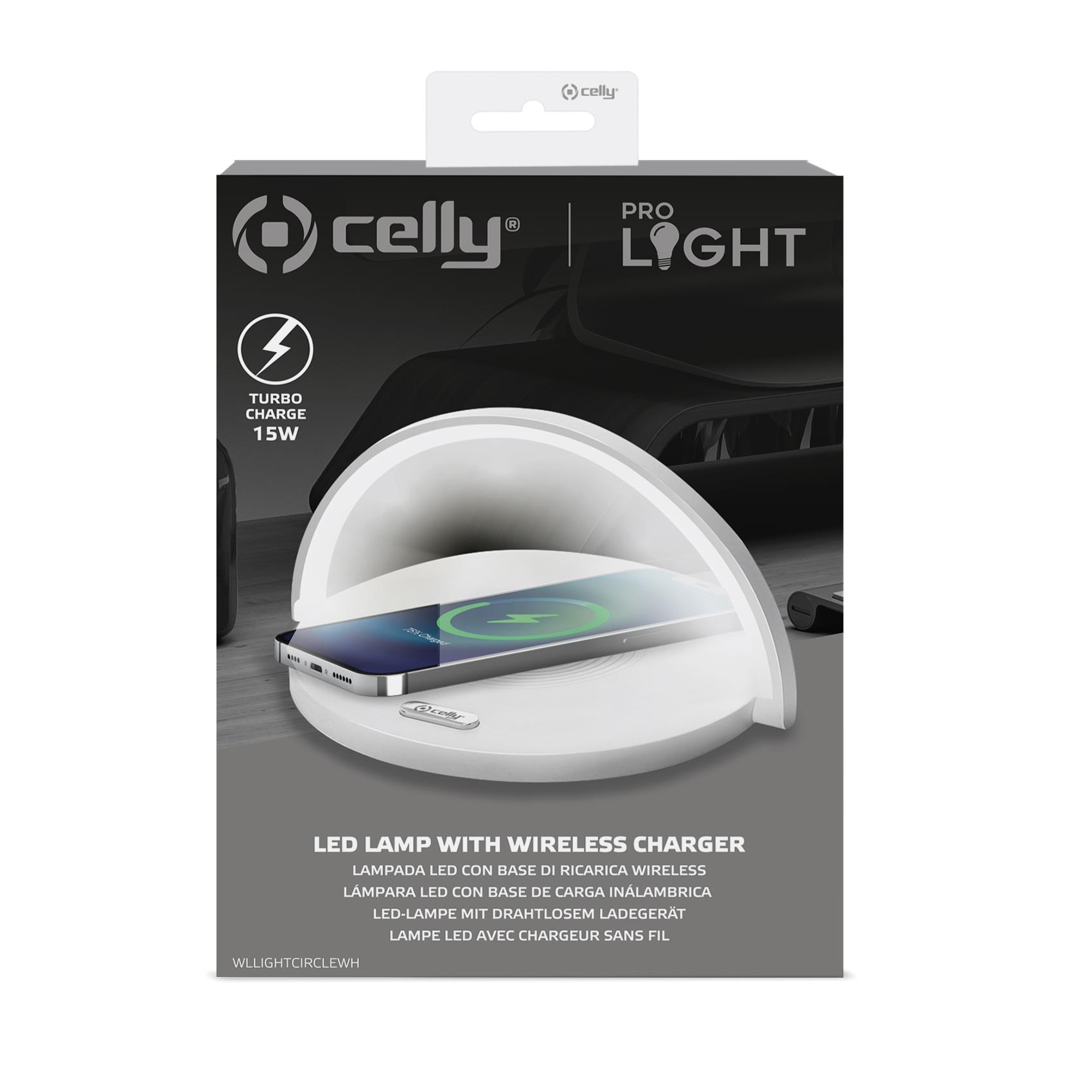 Celly Led Lamp Wireless Charger 15W