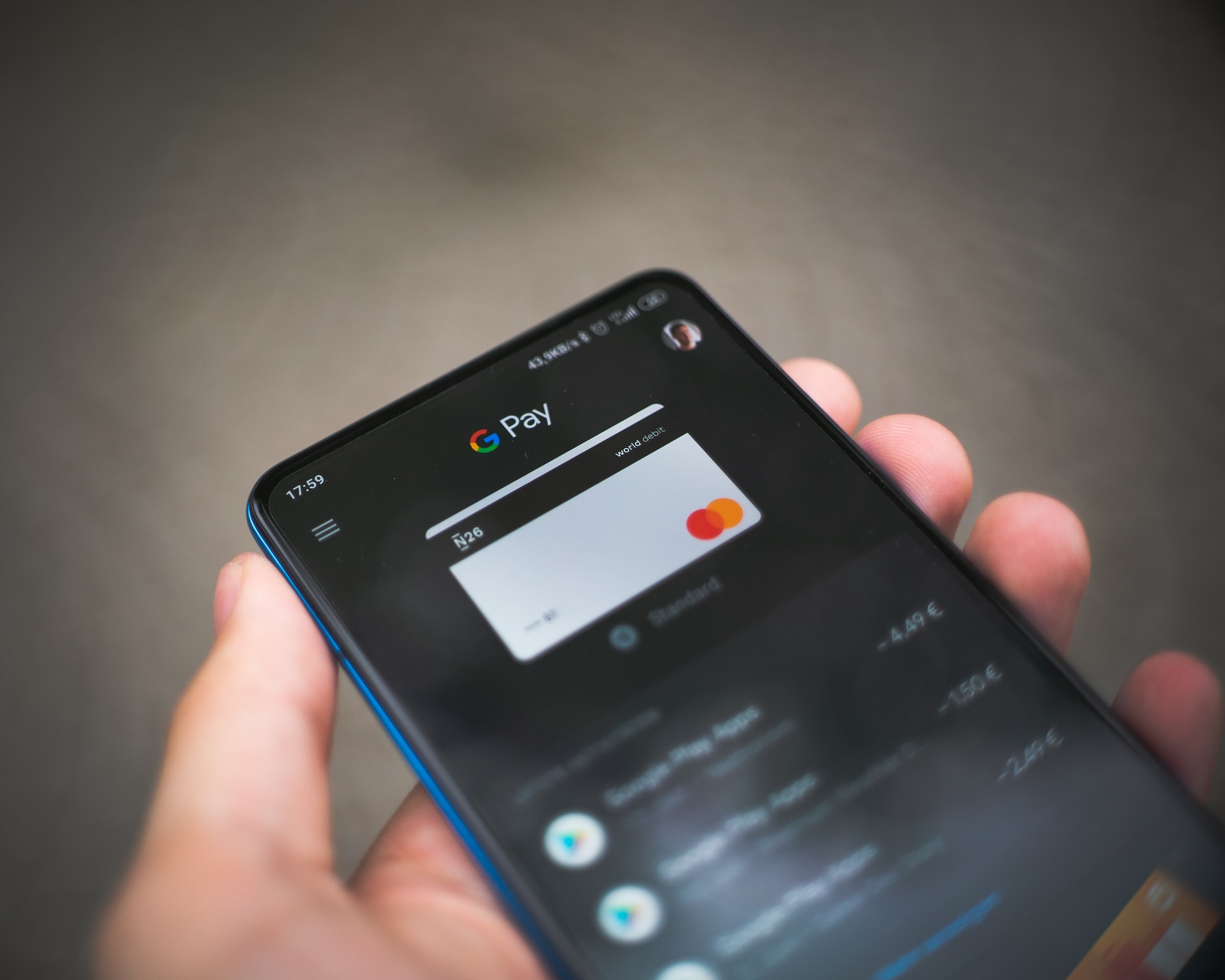 google pay on mobile